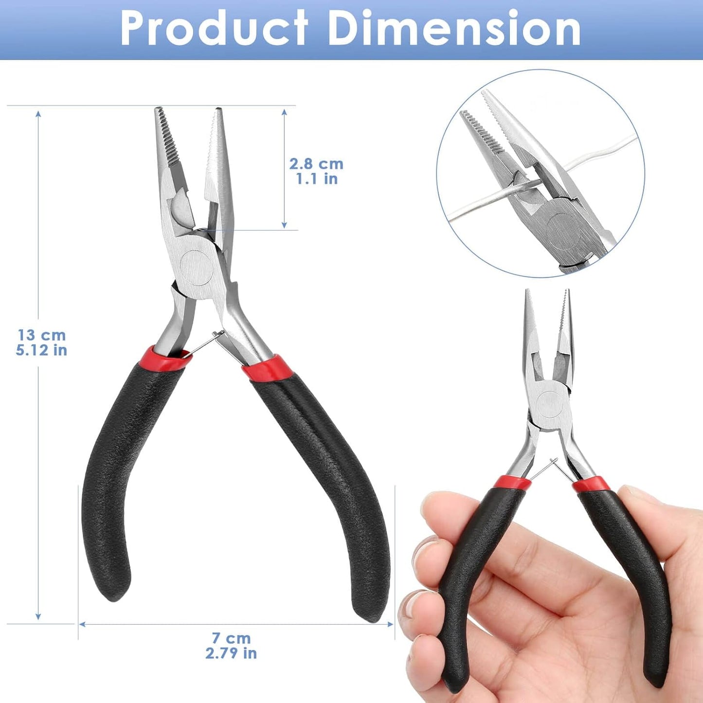 Wire Cutters, Small Side Cutters for Crafts, Flush Cutting Pliers for Jewelry Making, Floral Wire Cutters for Artificial Flowers, Zip Tie Cutters for Cable Tie, Wire Cutting Tool for Guitar Strings