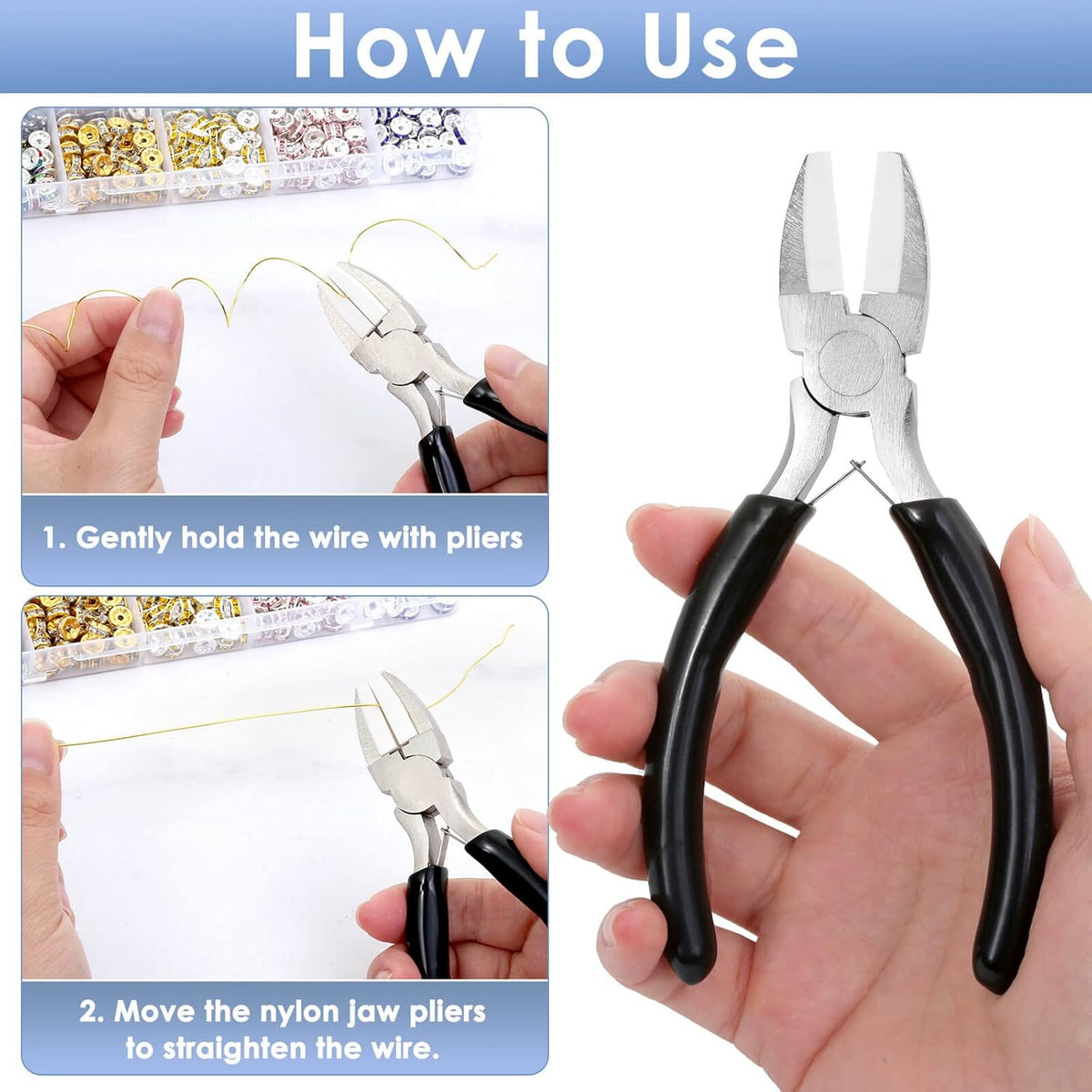 Wire Cutters, Small Side Cutters for Crafts, Flush Cutting Pliers for Jewelry Making, Floral Wire Cutters for Artificial Flowers, Zip Tie Cutters for Cable Tie, Wire Cutting Tool for Guitar Strings