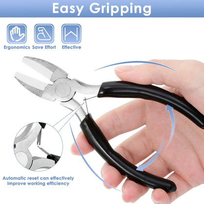Wire Cutters, Small Side Cutters for Crafts, Flush Cutting Pliers for Jewelry Making, Floral Wire Cutters for Artificial Flowers, Zip Tie Cutters for Cable Tie, Wire Cutting Tool for Guitar Strings