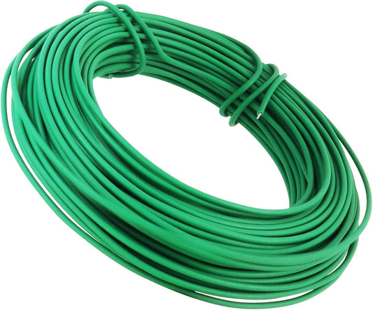 100FT Soft Tie for Plants, Green Twist Garden Ties for Gardening