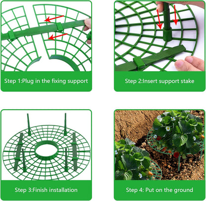 10 Pack Strawberry Plant Support, Large Size Strawberry Growing Racks