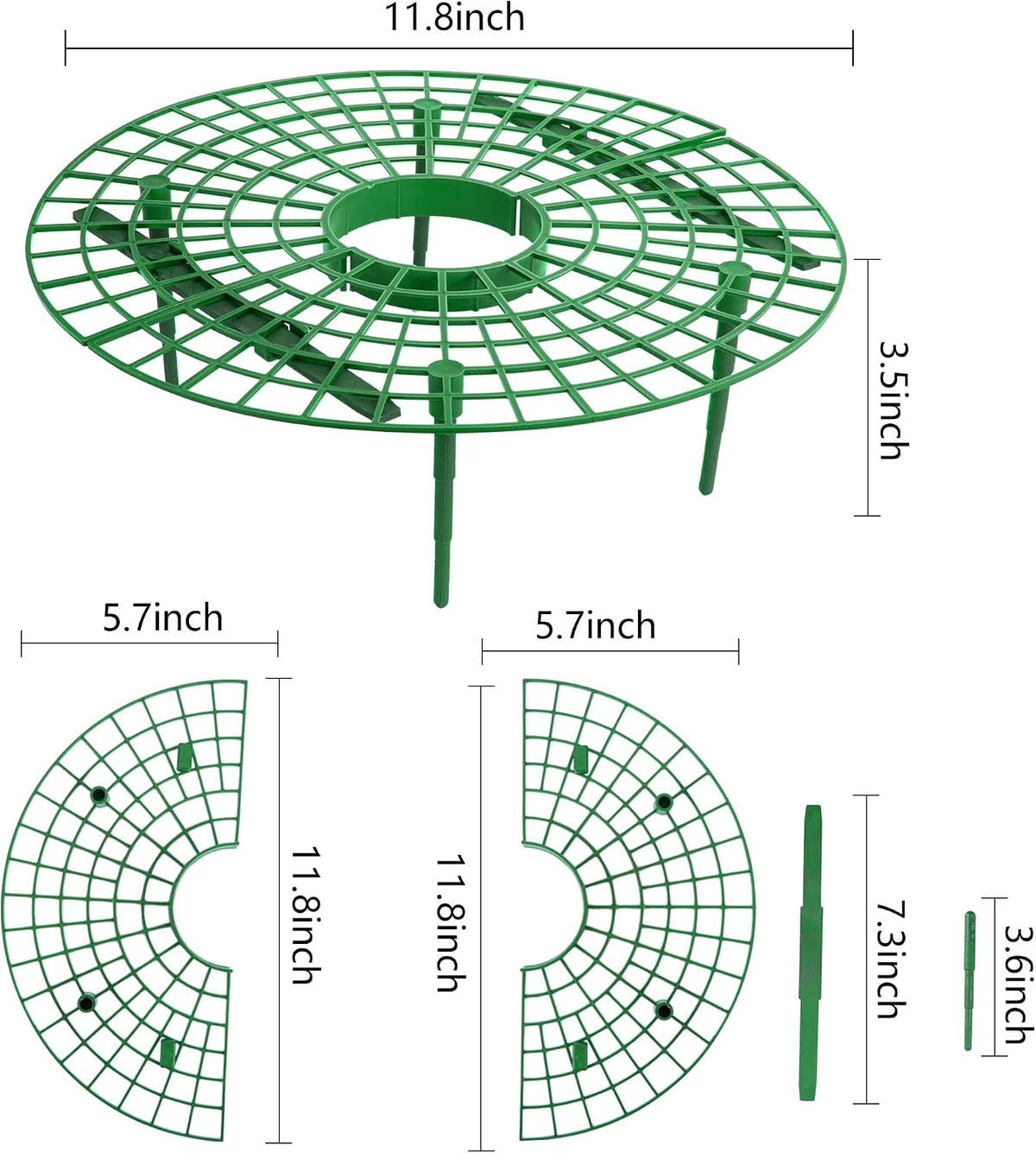 10 Pack Strawberry Plant Support, Large Size Strawberry Growing Racks