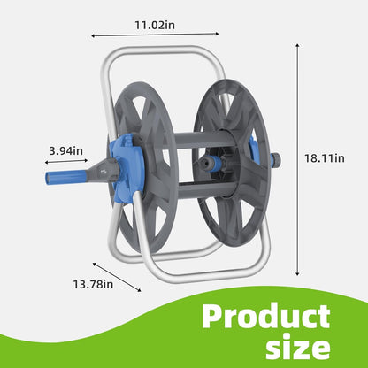 Water Hose Reel,Holds 60-80 Ft of 5/8" Hose