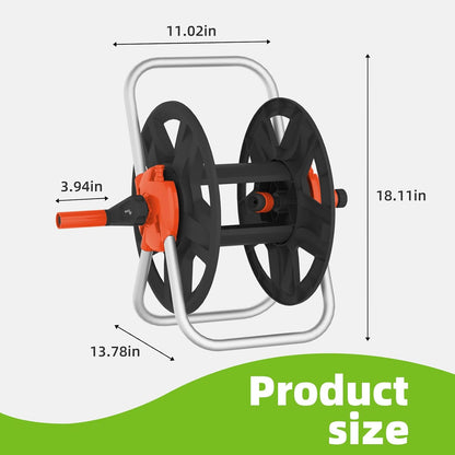 Water Hose Reel,Holds 60-80 Ft of 5/8" Hose