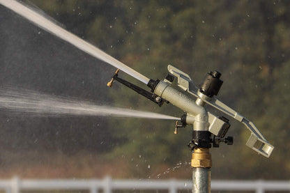RK-57 1-1/4" FNPT Impact Mini-Gun Sprinkler with Nozzle Set 10 mm, 12 mm, 14 mm x 4 mm, Aluminum
