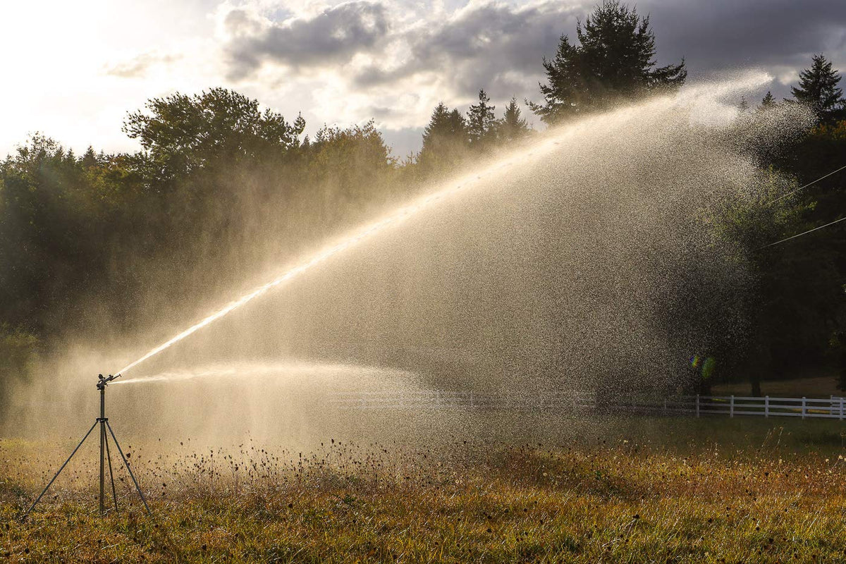 RK-57 1-1/4" FNPT Impact Mini-Gun Sprinkler with Nozzle Set 10 mm, 12 mm, 14 mm x 4 mm, Aluminum