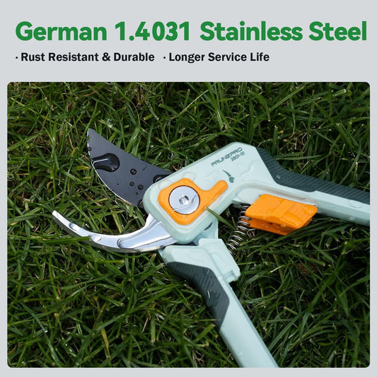 Pruning Shears Gardening Scissors Set Professional Hand Pruner Sharp Stainless Steel Blade Garden Scissors Plant Flower Garden Clipper