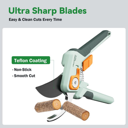 Pruning Shears Gardening Scissors Set Professional Hand Pruner Sharp Stainless Steel Blade Garden Scissors Plant Flower Garden Clipper