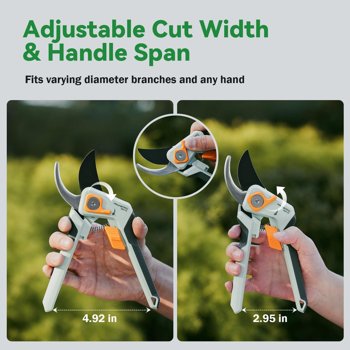 Pruning Shears Gardening Scissors Set Professional Hand Pruner Sharp Stainless Steel Blade Garden Scissors Plant Flower Garden Clipper