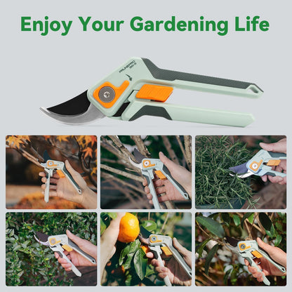 Pruning Shears Gardening Scissors Set Professional Hand Pruner Sharp Stainless Steel Blade Garden Scissors Plant Flower Garden Clipper