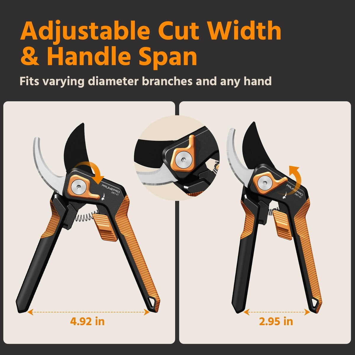 Pruning Shears Gardening Scissors Set Professional Hand Pruner Sharp Stainless Steel Blade Garden Scissors Plant Flower Garden Clipper