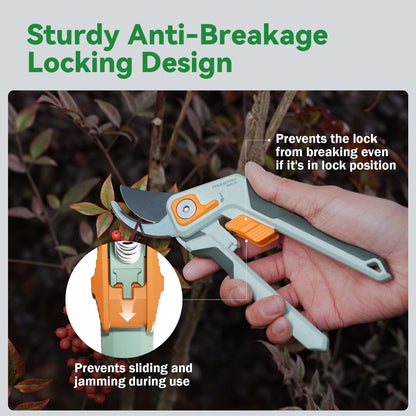 Pruning Shears Gardening Scissors Set Professional Hand Pruner Sharp Stainless Steel Blade Garden Scissors Plant Flower Garden Clipper