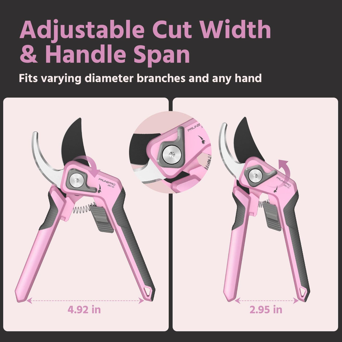 Pruning Shears Gardening Scissors Set Professional Hand Pruner Sharp Stainless Steel Blade Garden Scissors Plant Flower Garden Clipper