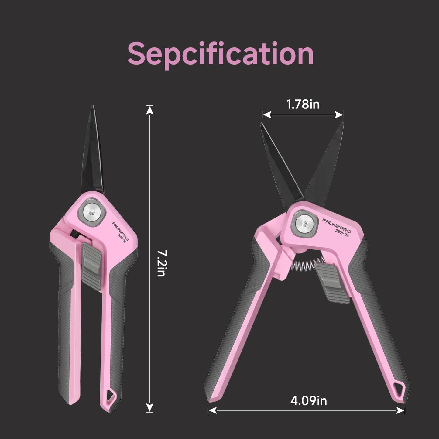 Pruning Shears Gardening Scissors Set Professional Hand Pruner Sharp Stainless Steel Blade Garden Scissors Plant Flower Garden Clipper