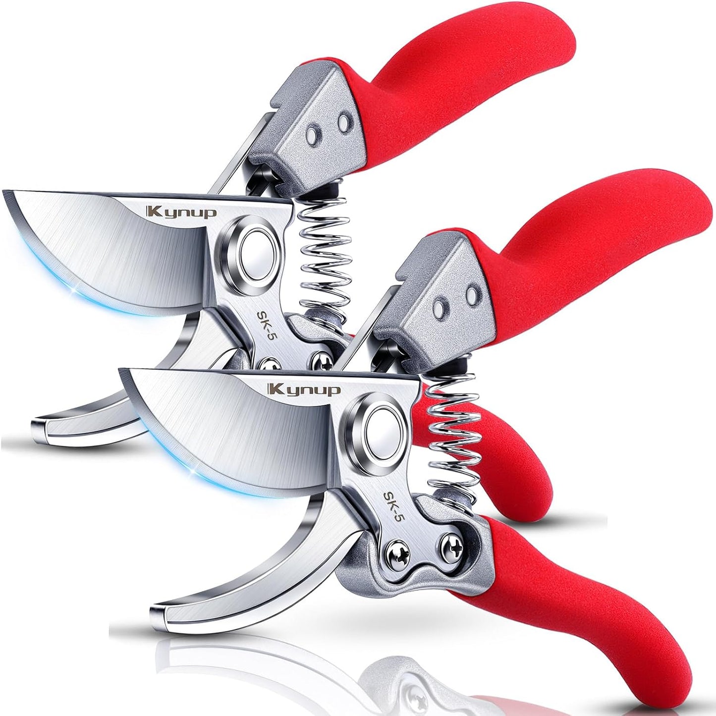 Kynup Pruning Shears, Heavy Duty Garden Shears with SK5 Japanese Steel