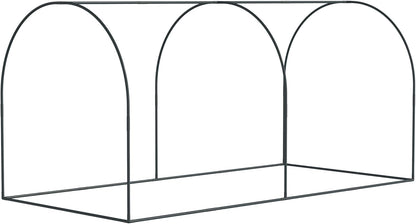 8' x 4' Crop Cage Plant Protection Tent for Garden, Black