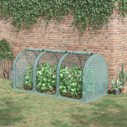 8' x 4' Crop Cage Plant Protection Tent for Garden, Black