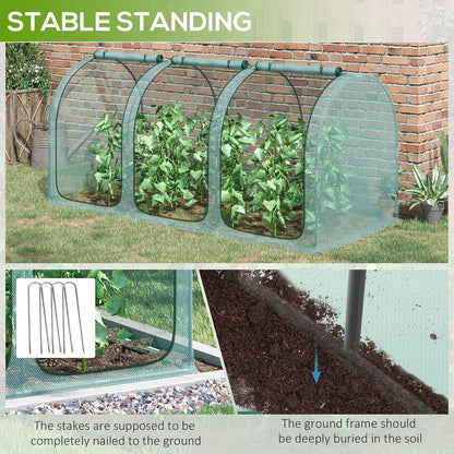 8' x 4' Crop Cage Plant Protection Tent for Garden, Black
