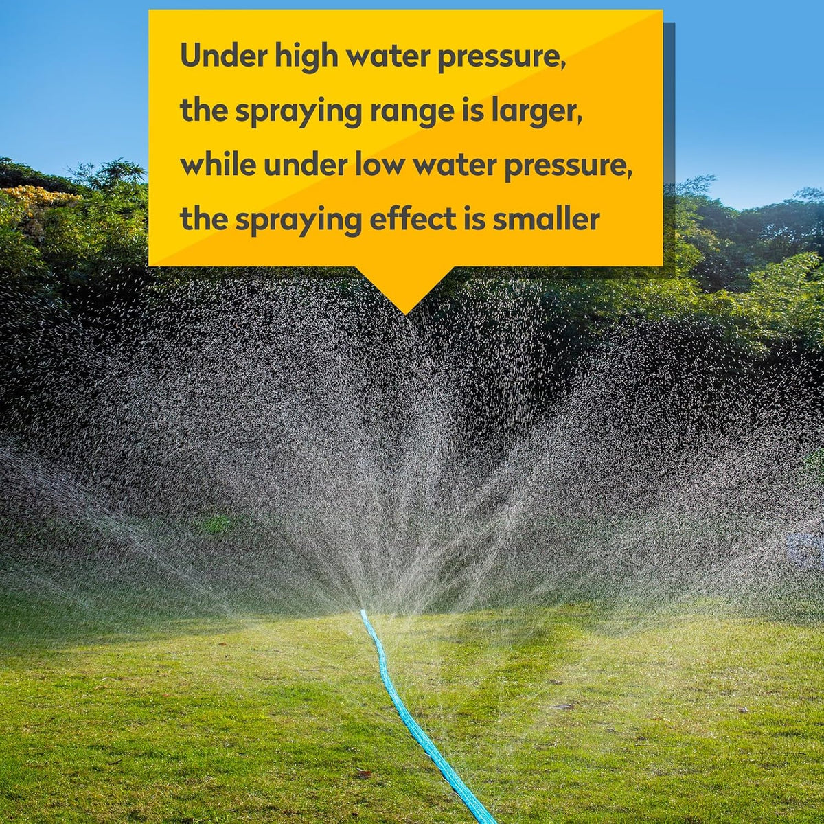 Upgrade Flat Sprinkler Soaker Hose for Garden 25FT, Heavy Duty 3-Tube Lawn Irrigation Hose with Landscape Stakes, No-Kink Flexible Watering Hose for Yard, Plants