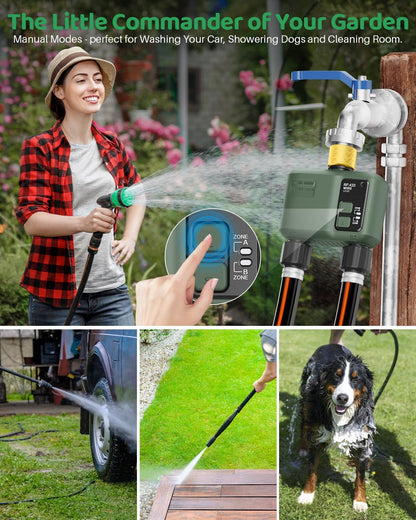 WiFi Water Timer 2 Zone for Garden Hose