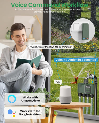 WiFi Water Timer 2 Zone for Garden Hose