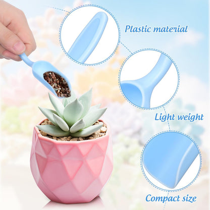 20Pcs Gardening Shovel Set Mini Soil Scoop and Planting Spatula for Succulent Cultivation Portable Hand Tools for Pot Plants Garden Use and Easy Soil Moving