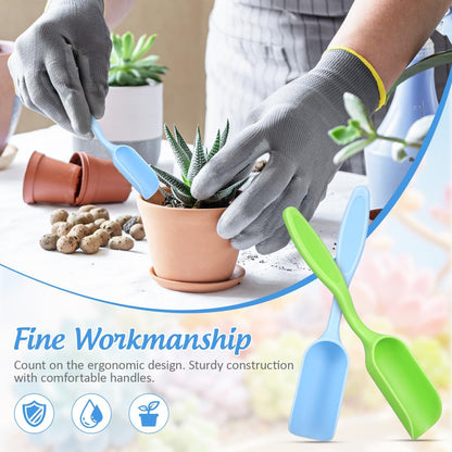 20Pcs Gardening Shovel Set Mini Soil Scoop and Planting Spatula for Succulent Cultivation Portable Hand Tools for Pot Plants Garden Use and Easy Soil Moving