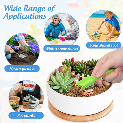 20Pcs Gardening Shovel Set Mini Soil Scoop and Planting Spatula for Succulent Cultivation Portable Hand Tools for Pot Plants Garden Use and Easy Soil Moving