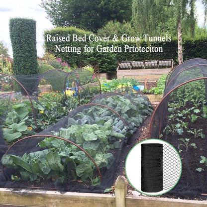 Bird Netting 15x15 Ft, 1/2 in Mesh Heavy Duty Garden Netting