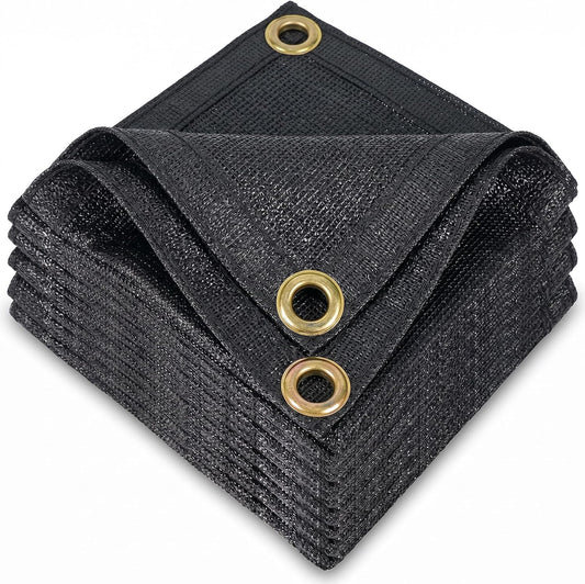 6' x 10' Garden Shade Cloth, 50% Sunblock Mesh with Grommets