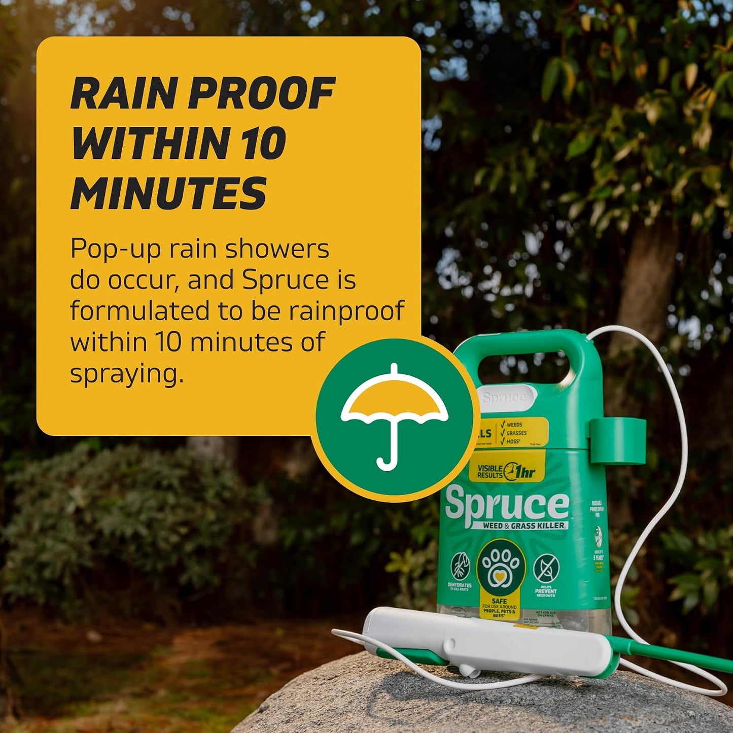 Weed Killer Refill - Versatile Weed & Grass Killer₂ for Flower Beds, Driveways & Mulch Beds - No Pour, No Mix, No Mess Refill - Kills Dandelions, Crabgrass & More - Results in 1 Hour (64 Oz)