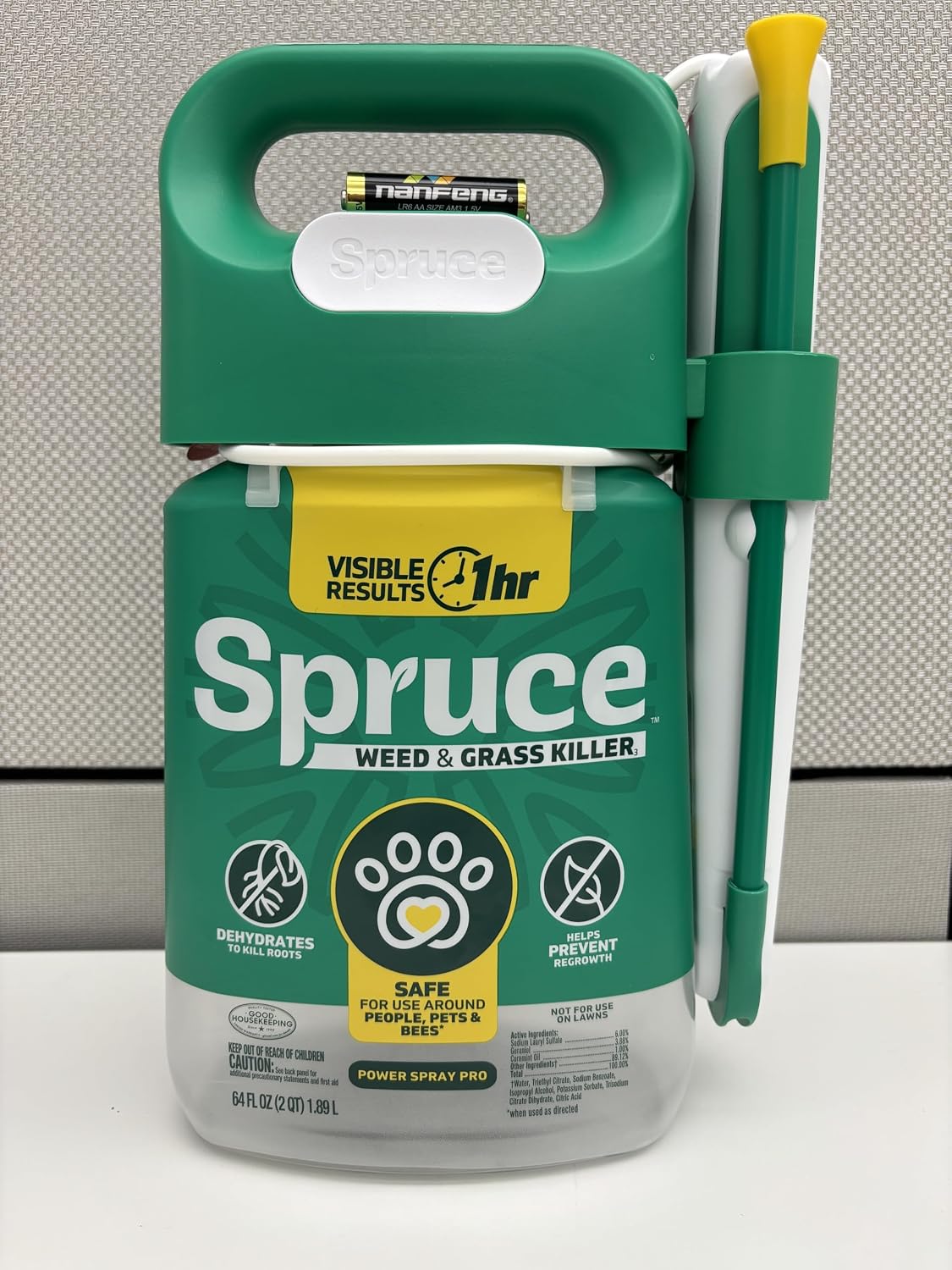 Weed Killer Refill - Versatile Weed & Grass Killer₂ for Flower Beds, Driveways & Mulch Beds - No Pour, No Mix, No Mess Refill - Kills Dandelions, Crabgrass & More - Results in 1 Hour (64 Oz)
