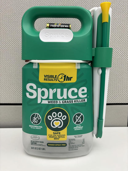 Weed Killer Refill - Versatile Weed & Grass Killer₂ for Flower Beds, Driveways & Mulch Beds - No Pour, No Mix, No Mess Refill - Kills Dandelions, Crabgrass & More - Results in 1 Hour (64 Oz)