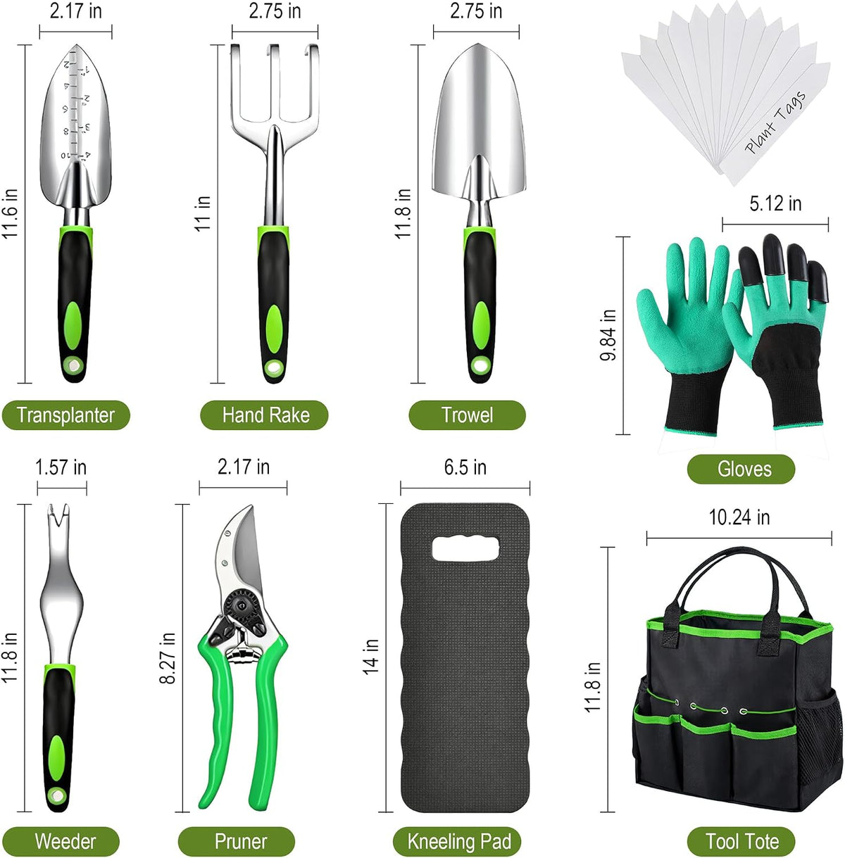 Bonsai Tools Set, 20-Piece Bonsai Tools Set with Waterproof Repotting Mat, Pruning Shears, Scissors & Training Wire - Indoor Gardening Starter Gifts for Women, Men & Beginners