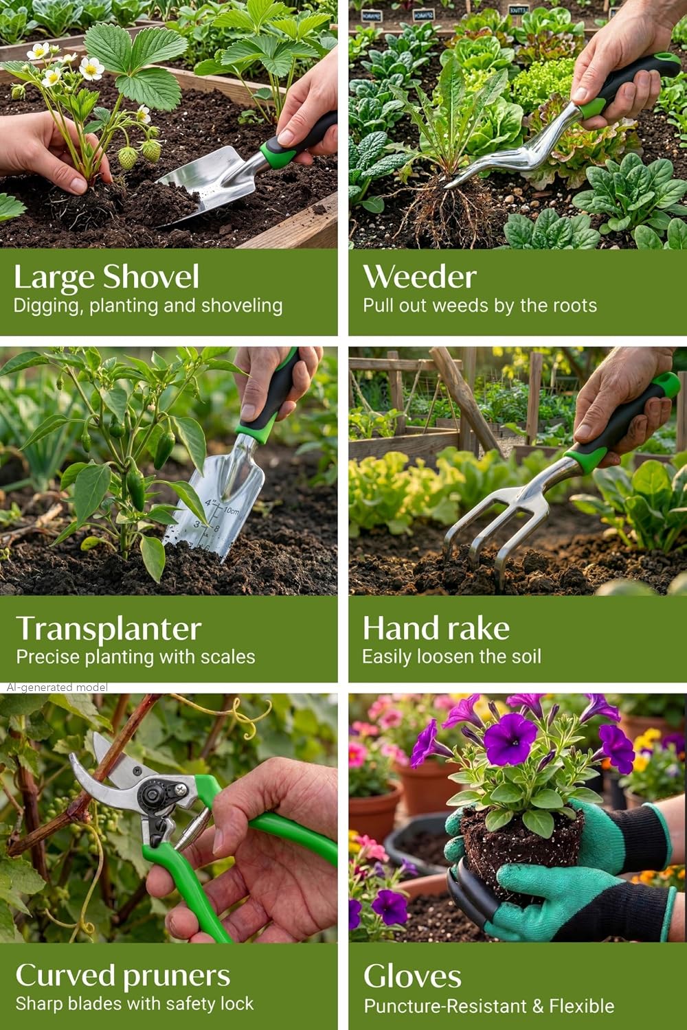 Bonsai Tools Set, 20-Piece Bonsai Tools Set with Waterproof Repotting Mat, Pruning Shears, Scissors & Training Wire - Indoor Gardening Starter Gifts for Women, Men & Beginners