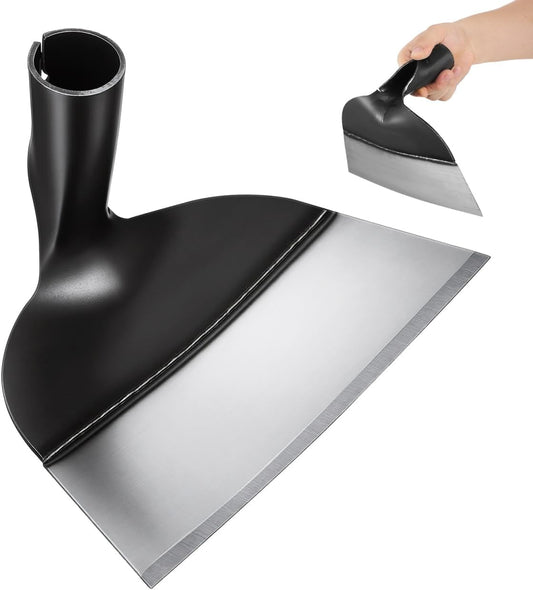 Garden Hoe Head - Heavy Duty Agriculture Farming Head, Round Eye Hoes, Manganese Steel Garden Tool for Weeding Soil Loosening and Agricultural Use Without Handle