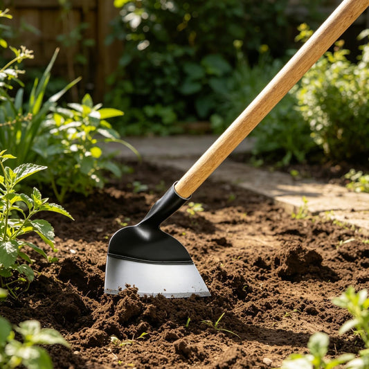 Garden Hoe Head - Heavy Duty Agriculture Farming Head, Round Eye Hoes, Manganese Steel Garden Tool for Weeding Soil Loosening and Agricultural Use Without Handle