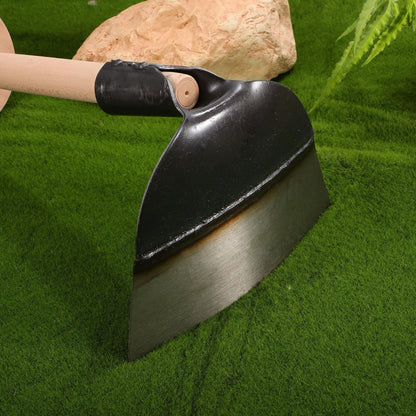 Garden Hoe Head - Heavy Duty Agriculture Farming Head, Round Eye Hoes, Manganese Steel Garden Tool for Weeding Soil Loosening and Agricultural Use Without Handle