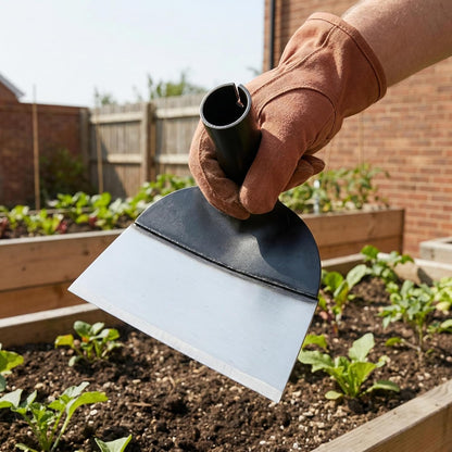 Garden Hoe Head - Heavy Duty Agriculture Farming Head, Round Eye Hoes, Manganese Steel Garden Tool for Weeding Soil Loosening and Agricultural Use Without Handle