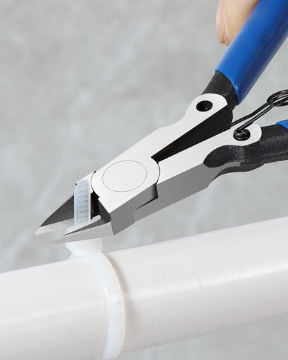 330 Flush Cutters, Precision Wire Cutter, Flush Pliers, Wire Snips, Electrical Cutters, Sprue, Side & Small Wire Nippers, Diagonal Cut Snips, Ideal for Electronics & Precision Cutting Needs