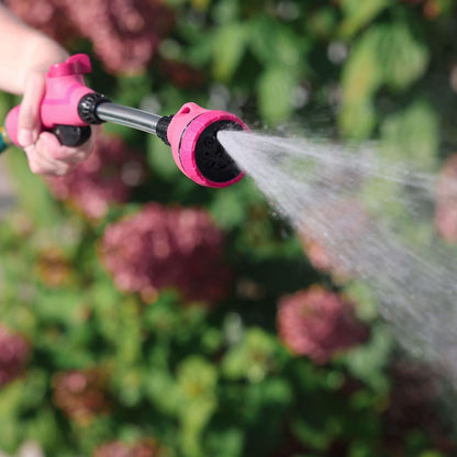 65103-AMZ 8-Pattern 15" Watering Wand and QuickConnect Product Adapter Amazon Bundle, Raspberry Red