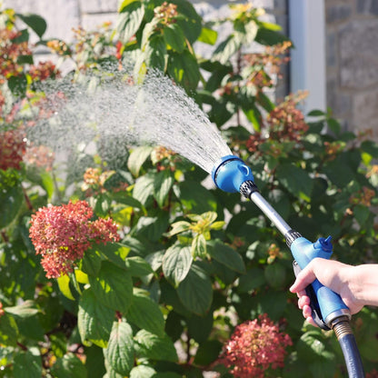 65103-AMZ 8-Pattern 15" Watering Wand and QuickConnect Product Adapter Amazon Bundle, Raspberry Red
