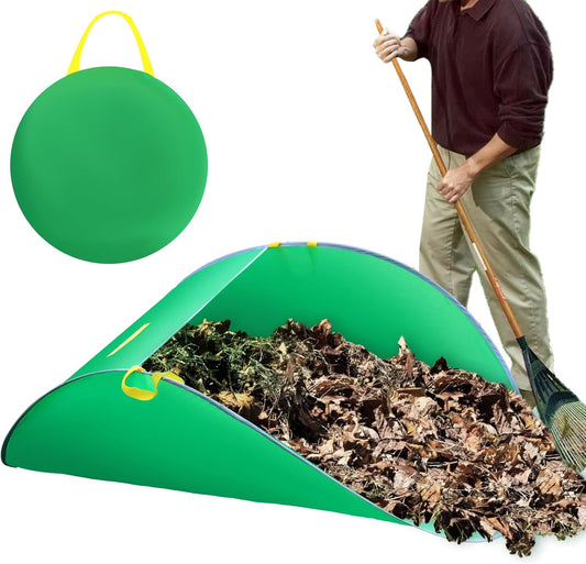 Leaf Collector, Portable Pop Up Leaf Bags, Foldable Leaf Pick Up Tools