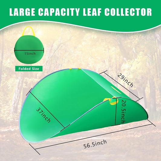 Leaf Collector, Portable Pop Up Leaf Bags, Foldable Leaf Pick Up Tools