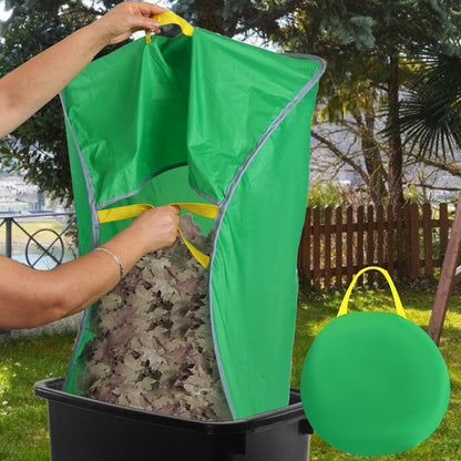 Leaf Collector, Portable Pop Up Leaf Bags, Foldable Leaf Pick Up Tools