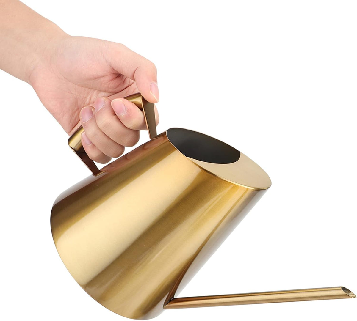 Gold Watering Can 1500ml Stainless Steel Cans Indoor Plants