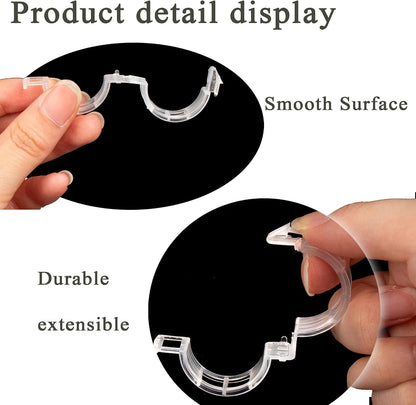 50 Pcs Heavy-Duty Plant Support Clips – Durable Plastic Trellis Clips for Tomatoes, Grapes, Vegetables, and Climbing Plants – Garden Vine Clips for Upright Growth and Healthier Plants (White)