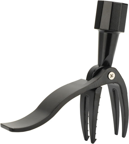 Stand Up Weed Puller Tool for Gardening Heavy Duty Stainless Steel Claw Handle Weed Remove Tool for Lawn Yard and Garden