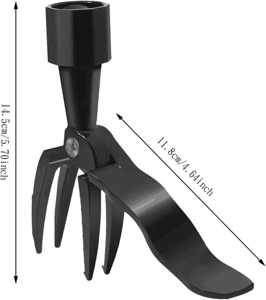 Stand Up Weed Puller Tool for Gardening Heavy Duty Stainless Steel Claw Handle Weed Remove Tool for Lawn Yard and Garden