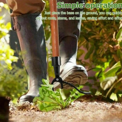 Stand Up Weed Puller Tool for Gardening Heavy Duty Stainless Steel Claw Handle Weed Remove Tool for Lawn Yard and Garden